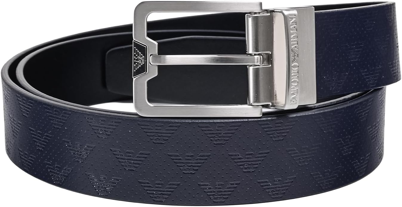 ベルト 「エンポリオ アルマーニ」リバーシブルベルト レザー製 オール